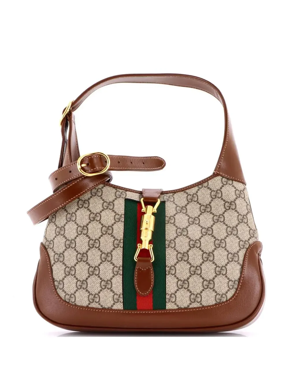 Gucci Jackie Hobo Gg Coated Canvas #324842G23B